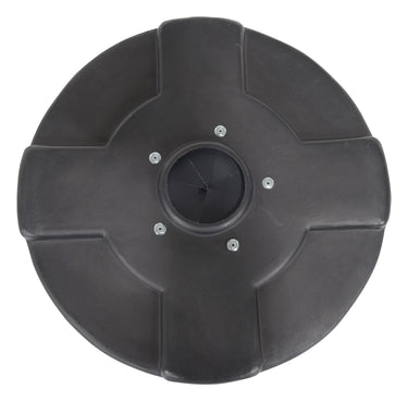 DRUM RECYC LID FLAP 30 GAL(CLOSED)BLACK